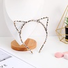 image:imageBeaupretty Leopard Cat Ears Headband Cute Furry Cat Ears Headband for Girls One Size Fits All Versatile Use Party Decorations Supply