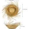 image:imageBeaupretty Lightweight Woven Straw Hat for Men Hawaiian Style Beach Sun Hat Breathable Summer Headwear Suitable for Head Circumference Outdoor Activities and Parties