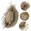 image:imageBeaupretty Lightweight Woven Straw Hat for Men Hawaiian Style Beach Sun Hat Breathable Summer Headwear Suitable for Head Circumference Outdoor Activities and Parties