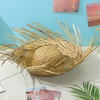 image:imageBeaupretty Lightweight Woven Straw Hat for Men Hawaiian Style Beach Sun Hat Breathable Summer Headwear Suitable for Head Circumference Outdoor Activities and Parties