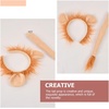 image:imageBeaupretty Lion Headband and Clipon Tail Set Animal Costume Accessories for Kids Toddlers Dress up Play