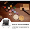 image:imageBeaupretty Magnetic Empty Eyeshadow Palette Box with 3 Compartments Refillable Lipstick and Blusher Storage Tray Portable Makeup Container for Travel and Daily Use