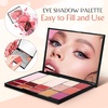 image:imageBeaupretty Magnetic Makeup Palette with Mirror Empty Eyeshadow Palette With 15 Pans for Eyeshadow Lipstick Blush Powder