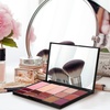 image:imageBeaupretty Magnetic Makeup Palette with Mirror Empty Eyeshadow Palette With 15 Pans for Eyeshadow Lipstick Blush Powder