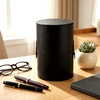 image:imageBeaupretty Makeup Brush Holder with Lid Pu Leather Cosmetic Brush Holder Portable Makeup Storage Tube Travel Case 791 X 519 X 519 in