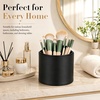 image:imageBeaupretty Makeup Brush Holder with Lid Pu Leather Cosmetic Brush Holder Portable Makeup Storage Tube Travel Case 791 X 519 X 519 in