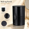 image:imageBeaupretty Makeup Brush Holder with Lid Pu Leather Cosmetic Brush Holder Portable Makeup Storage Tube Travel Case 791 X 519 X 519 in