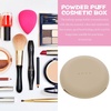 image:imageBeaupretty Makeup Puff Case Travel Silicone Puff Holder Portable Face Container for Women Girls BlackAs Shown