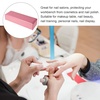 image:imageBeaupretty Manicure Hand Pillow Nail Art Cushion Portable Wrist Support for Nail Salons and Personal Use 1141X374X255InPink