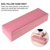 image:imageBeaupretty Manicure Hand Pillow Nail Art Cushion Portable Wrist Support for Nail Salons and Personal Use 1141X374X255InPink