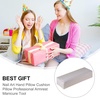 image:imageBeaupretty Manicure Hand Pillow Nail Art Cushion Portable Wrist Support for Nail Salons and Personal Use 1141X374X255InWhite