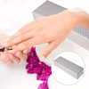 image:imageBeaupretty Manicure Hand Pillow Nail Art Cushion Portable Wrist Support for Nail Salons and Personal Use 1141X374X255InWhite