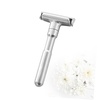 image:imageBeaupretty Manual Razor Holder Adjustable DoubleSided Men S Shaving Razor Stand with Blade for Home and Travel 413X196X078In1