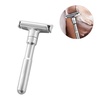 image:imageBeaupretty Manual Razor Holder Adjustable DoubleSided Men S Shaving Razor Stand with Blade for Home and Travel 413X196X078In2