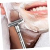 image:imageBeaupretty Manual Razor Holder Adjustable DoubleSided Men S Shaving Razor Stand with Blade for Home and Travel 413X196X078In3