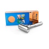 image:imageBeaupretty Manual Razor Holder Adjustable DoubleSided Men S Shaving Razor Stand with Blade for Home and Travel 413X196X078In3