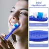 image:imageBeaupretty Manual Toothbrush 10pcs Prison Toothbrush Thumbprint Security Tiny Oral Cleaning Brush Short Handled for Teeth Cleaning