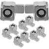 image:imageBeaupretty Metal 5 Pairs Replacement Lock Buckle for Controller Repair Latches Gamepad Lock Compatible for Switch