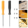 image:imageBeaupretty Metal Latch Replacement Buckle Set Compatible with Switch Controller Repair Left and Right Lock Buckles with Mini Screwdrivers
