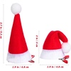 image:imageBeaupretty Mini Santa Hat Hair Clips Christmas Hat Hairpin Santa Clips Christmas Barrettes Xmas Hair Clips for Winter Plush