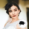 image:imageBeaupretty Mini Top Hat Hair Clip Fascinator Headband Small Hat Black Veil Hair Clip Headdress for Halloween Tea Party Tea Party s