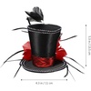 image:imageBeaupretty Mini Top Hat Headband Fascinator Hat Womens Hats Mini Hat Top Hat Tea Party Headwear Costume Hat for Women