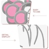 image:imageBeaupretty Mouse Ears Headband 6pcs Mouse Costume Accessory Rat Ears Headband Kids Gray Cartoon Animal Headwear Cosplay Party Photo Props