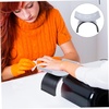 image:imageBeaupretty Nail Arm RestManicure Hand Pillow U Shape Cushion Pillow Professional Nail Rest Cushion Table Desk Station Manicure ToolBlack