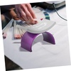 image:imageBeaupretty Nail Arm RestManicure Hand Pillow U Shape Cushion Pillow Professional Nail Rest Cushion Table Desk Station Manicure ToolPurple