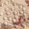 image:imageBeaupretty Nail Color Display Stand 100Pcs DoubleSided Nail Polish Charts for Salon Manicure Creative Art Beads Organizer Color Display for Faster Shade SelectionTransparent Square