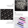 image:imageBeaupretty Nail Color Display Stand 100Pcs DoubleSided Nail Polish Charts for Salon Manicure Creative Art Beads Organizer Color Display for Faster Shade SelectionTransparent Water Dropshaped