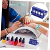 image:imageBeaupretty Nail Grinding Head Holder with 16 Holes Portable Manicure Tool Organizer Storage Box for Nail Drill Bits and Art Accessories Lightweight and Compact for Professional and Home Use