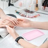 image:imageBeaupretty Nail Tool Tray 708X492 Inch Stainless Steel Manicure Organizer Vanity Tray for Nail Accessories Storage Home Salon Bathroom Decor 2 Pack