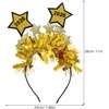 image:imageBeaupretty New Year Party Supplies 2026 Happy New Year Headband Tiara Stars Hairband Golden Holiday Party HeaddressGolden