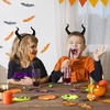 image:imageBeaupretty Ox Horn Headband Halloween Animal Horn Headband Costume Horns Devil Horns Black Horns Halloween Costume Headwear Party Dress Up Favors