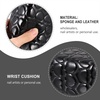 image:imageBeaupretty PU Leather Nail Arm Rest Cushion Ergonomic Manicure Hand Rest Pillow for Nail Techs Professional Wrist Support for Salon and DIY Home UseBlack