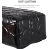 image:imageBeaupretty PU Leather Nail Arm Rest Cushion Ergonomic Manicure Hand Rest Pillow for Nail Techs Professional Wrist Support for Salon and DIY Home UseBlack