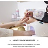 image:imageBeaupretty PU Leather Nail Arm Rest Cushion Ergonomic Manicure Hand Rest Pillow for Nail Techs Professional Wrist Support for Salon and DIY Home UsePink