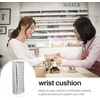 image:imageBeaupretty PU Leather Nail Arm Rest Cushion Ergonomic Manicure Hand Rest Pillow for Nail Techs Professional Wrist Support for Salon and DIY Home UseSilver