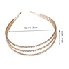 image:imageBeaupretty Pearl Headbands Rhinestone Headband Crystal Hairbands Jewelry Wedding Bridal Headbands Metal Headdress for Girls Women Teens Golden Womens Hair Accessories