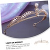 image:imageBeaupretty Pearl Tiara Decorate Wedding Zinc Alloy Bride