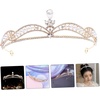 image:imageBeaupretty Pearl Tiara Decorate Wedding Zinc Alloy Bride