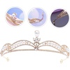 image:imageBeaupretty Pearl Tiara Decorate Wedding Zinc Alloy Bride