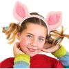 image:imageBeaupretty Pig Ear Headpiece Halloween Animal Cosplay Headwear Plush Animal Headband for Women Girls Wash Face Pink