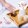 image:imageBeaupretty Pink Face Mask 2 Sets Facial Masks Mixing Bowls Shaped Bowls with Metal Spoons Essential Oil Bowl for Home Salon Skin Care Mask