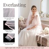 image:imageBeaupretty Pink Veil 2 Tier Center Cascade Wedding Veil Bridal Bridal Wedding with Comb Party Photo Shot Short Double Layer Halloween