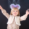 image:imageBeaupretty Pom Pom Headband Glitter Tinsel Boppers Hair Band Snowflake Fluffy Ball Hair Accessories for Christmas Party PurplePurple
