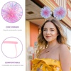 image:imageBeaupretty Pom Pom Headband Tinsel Fluffy Ball Hairband Head Boppers Headband Ponytail Party Headwear PinkPink