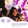 image:imageBeaupretty Pom Pom Headband Tinsel Fluffy Ball Hairband Head Boppers Headband Ponytail Party Headwear PinkPink