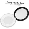 image:imageBeaupretty Portable Loose Powder Box with Puff Compact Empty Powder Case 295In Travel Cosmetic Container Lightweight Refillable Makeup AccessoryBlack